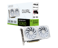 ASUS GeForce RTX 5060 Dual OC White 8GB GDDR7 DLSS5 - 1356665 - zdjęcie 1
